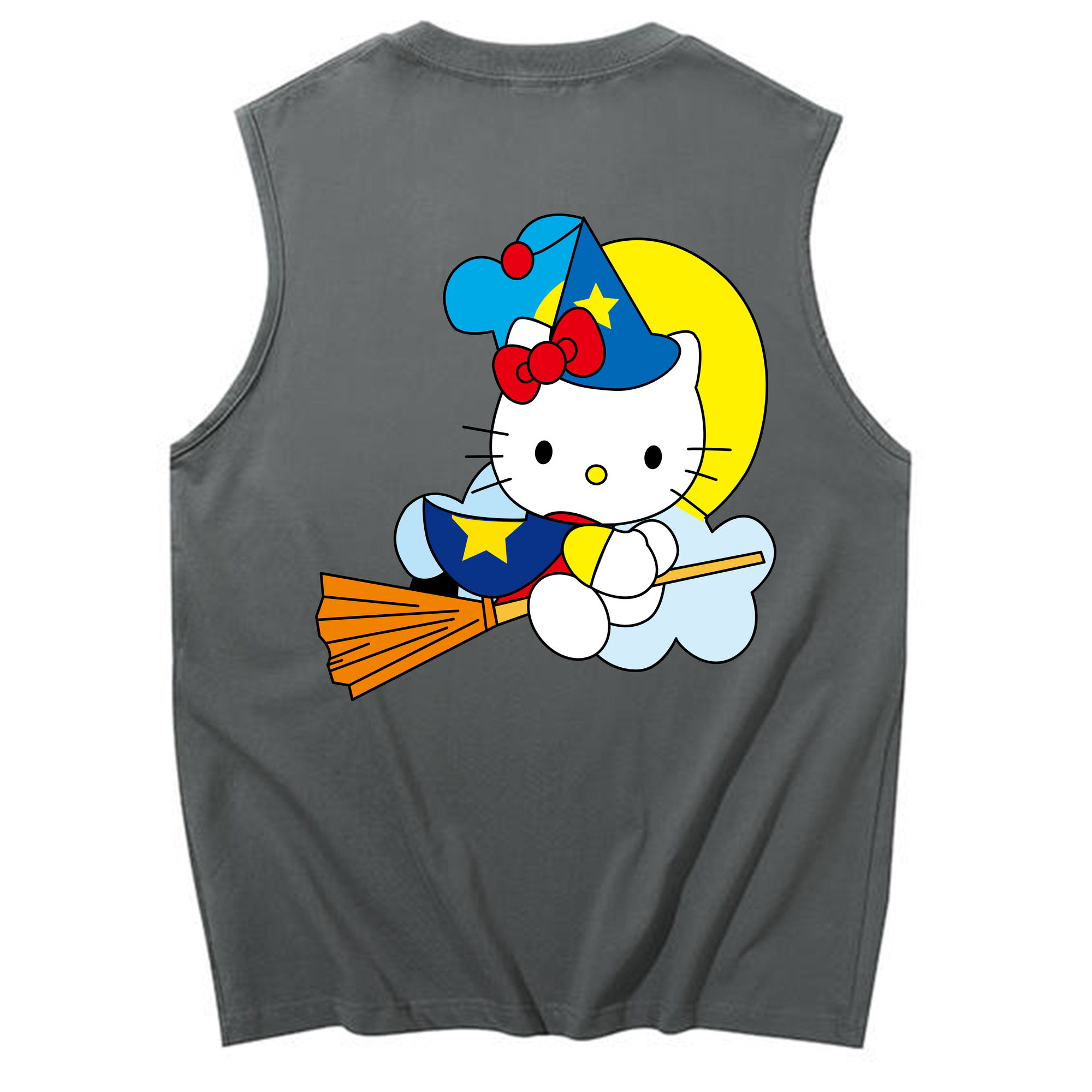 （画像用） Hello Kitty ハローキティ コットン100％タンクトップ（背面プリント）